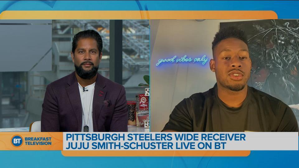 Devo chats with Pittsburgh Steelers Wide Receiver Juju Smith-Schuster