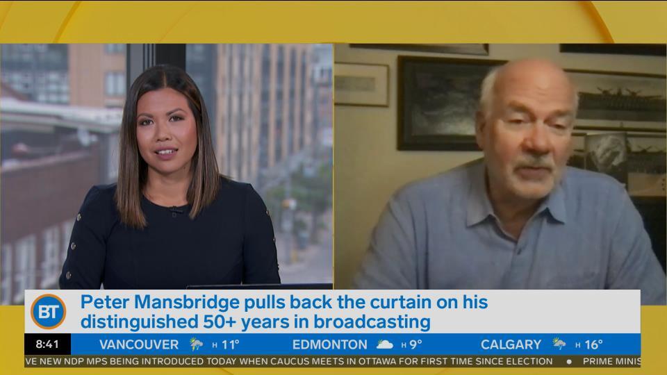 Peter Mansbridge pulls back the curtain on his distinguished 50+ years in broadcasting