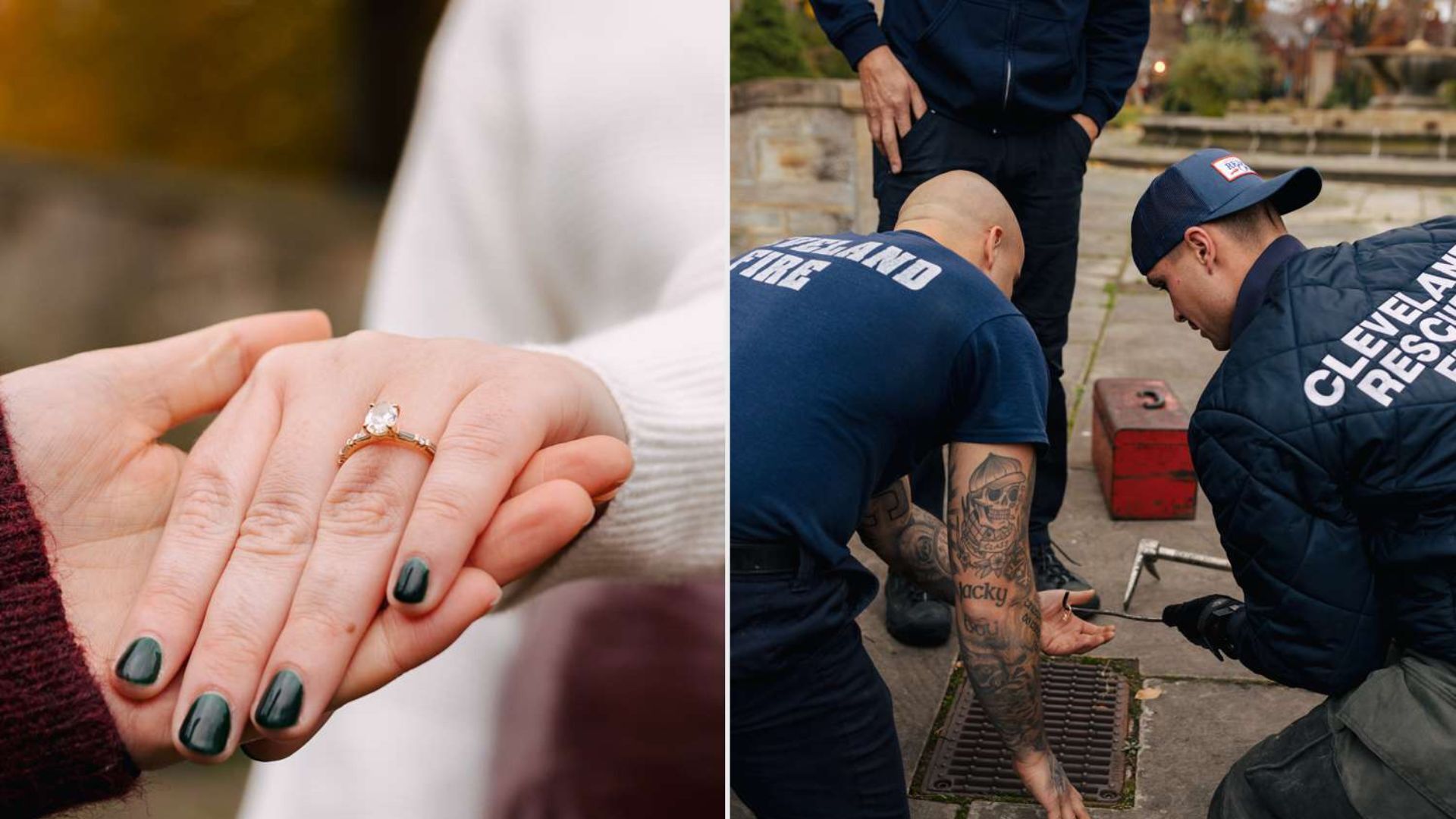 This engagement photoshoot almost ended in disaster