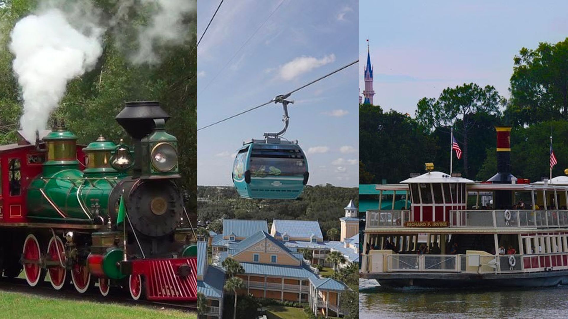 The transport options in Disney World are seriously next level