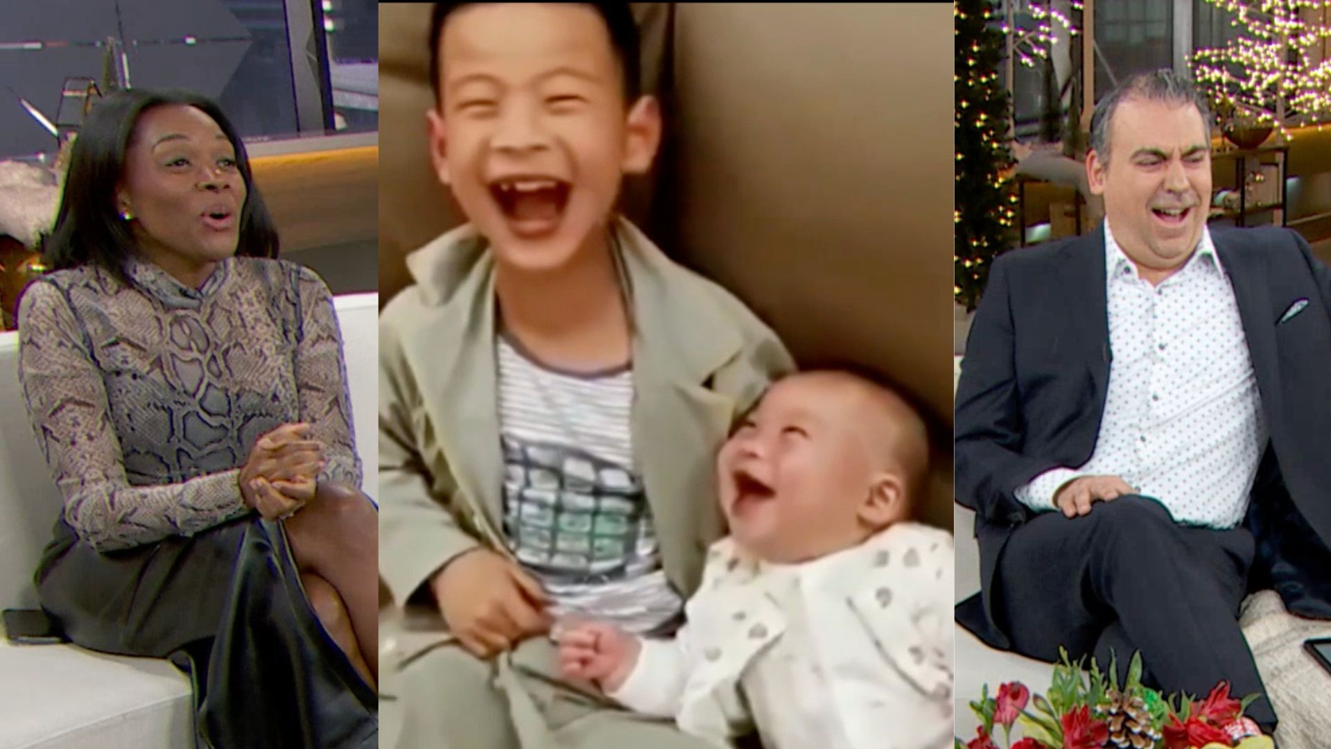 WATCH: These two siblings actually can't stop laughing