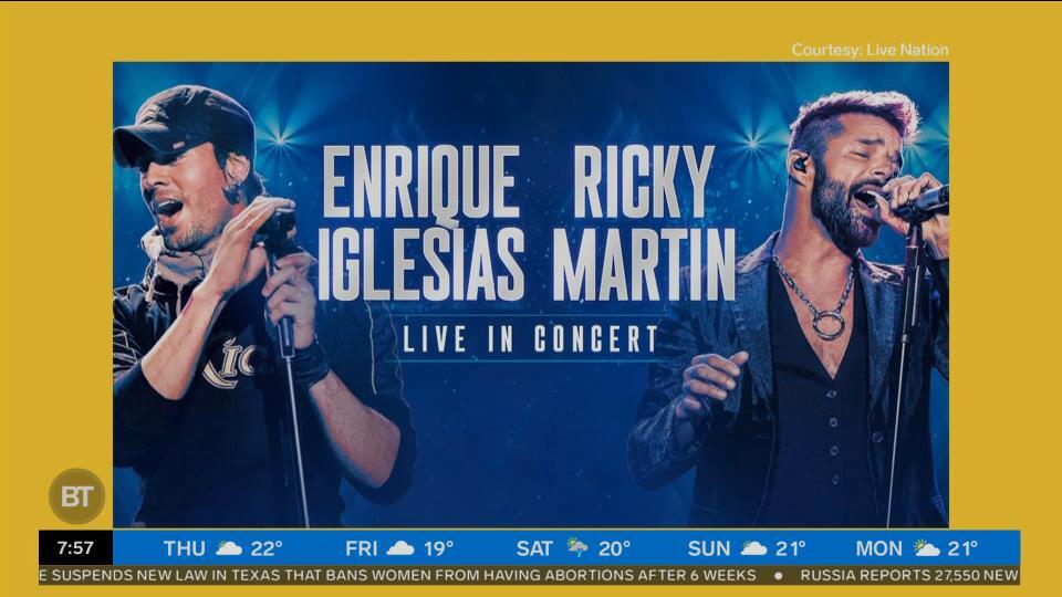 Check out the Enrique Iglesias and Ricky Martin concert!