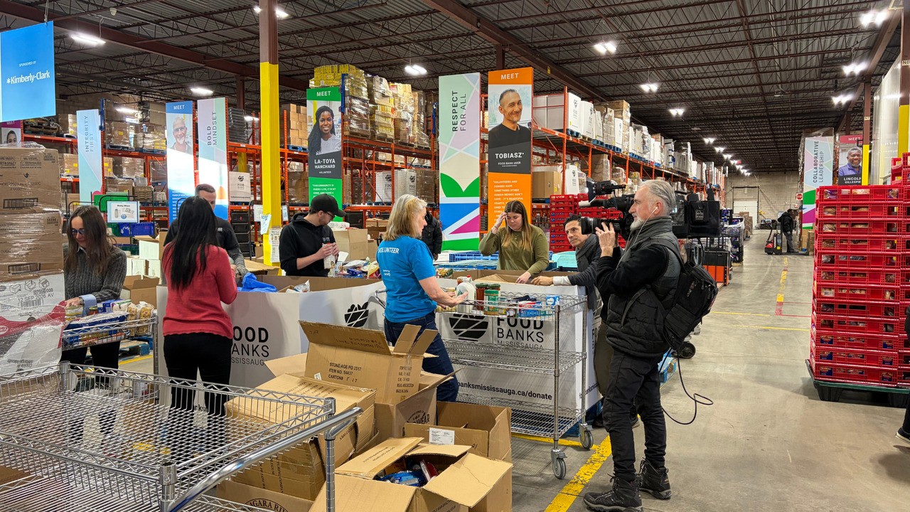 Rick goes behind the scenes at Food Banks Mississauga