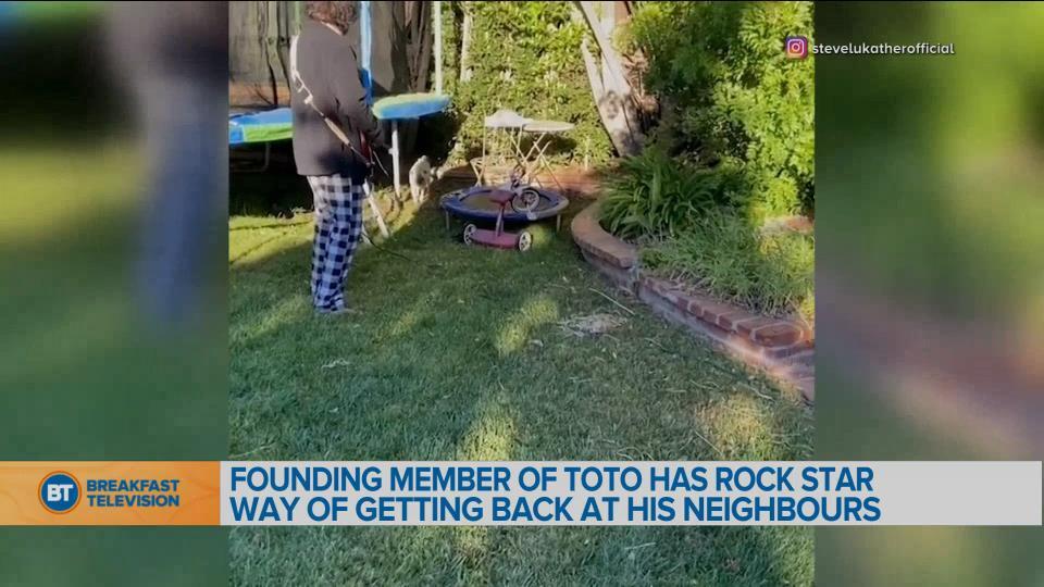 BT Bright Spot: Founding member of Toto has rockstar way of getting back at neighbour