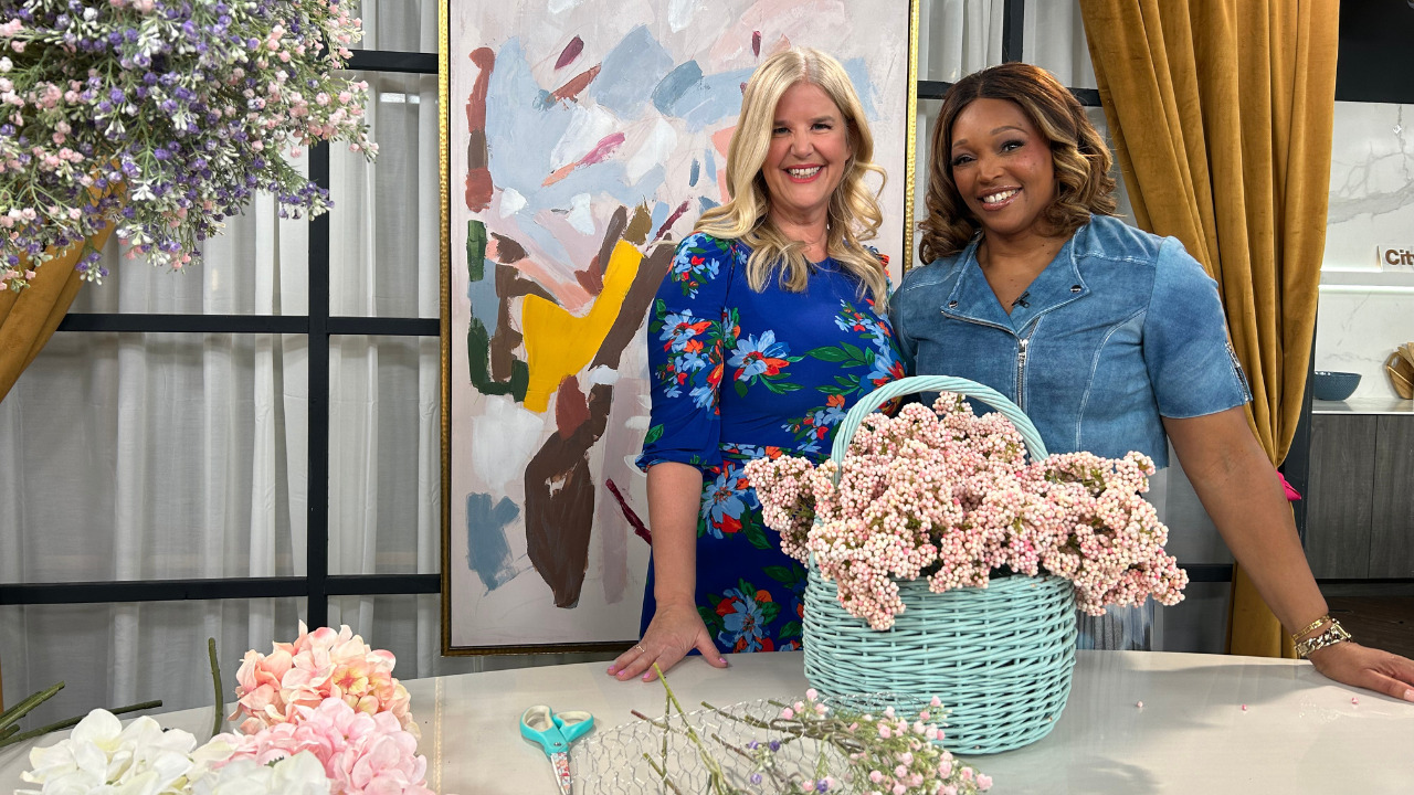 3 ways to decorate with faux florals outside of a vase