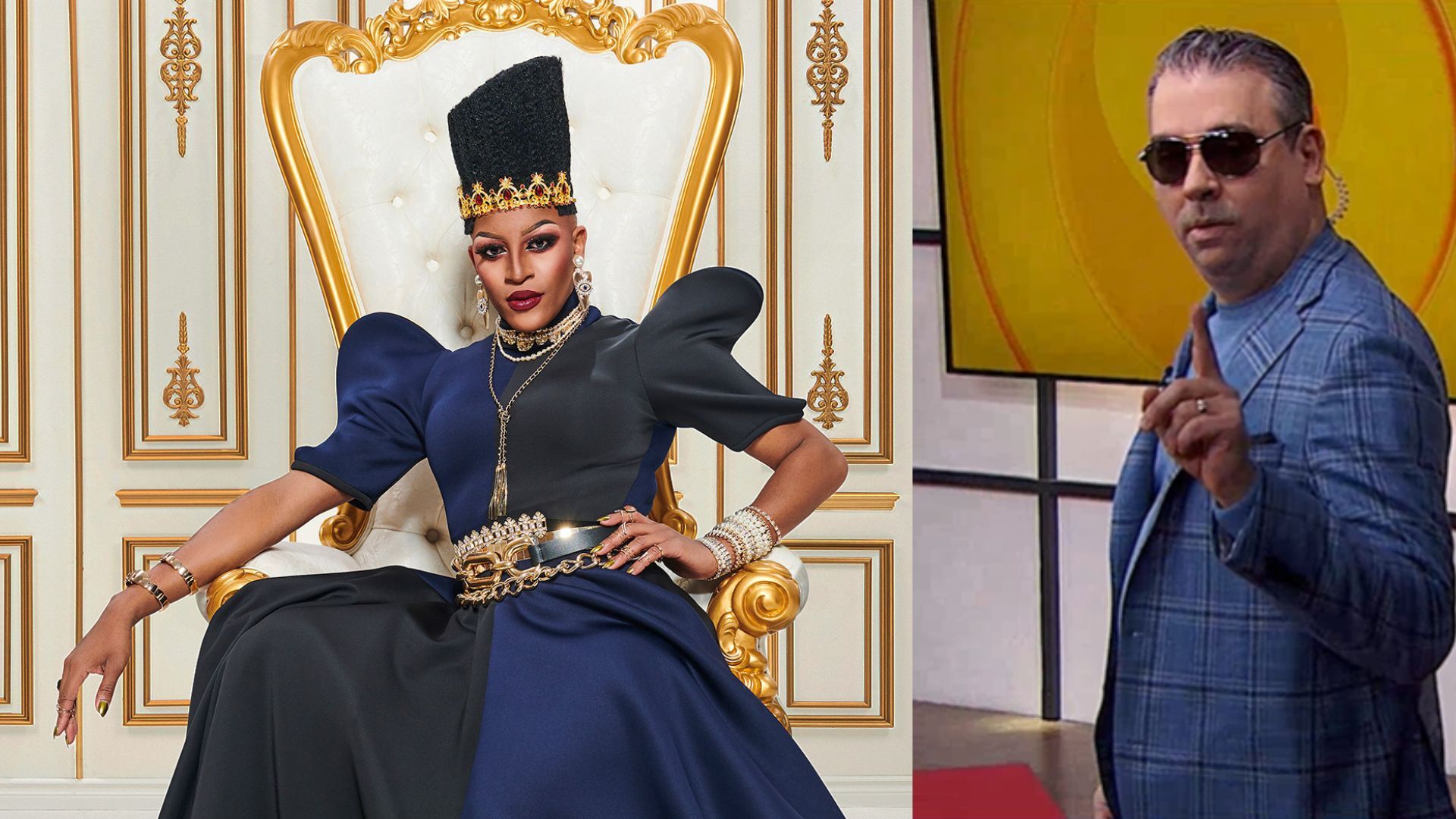 Canadian drag icon Tynomi Banks teaches Sid and Meredith how to strut