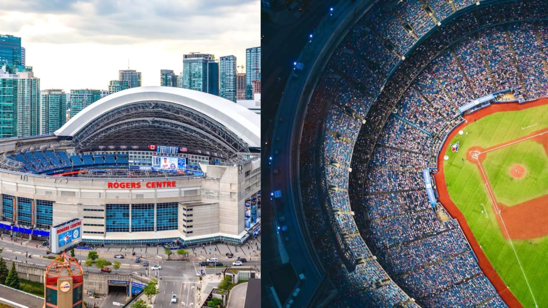 The Rogers Centre just transformed from a stadium into a ballpark — see the renos