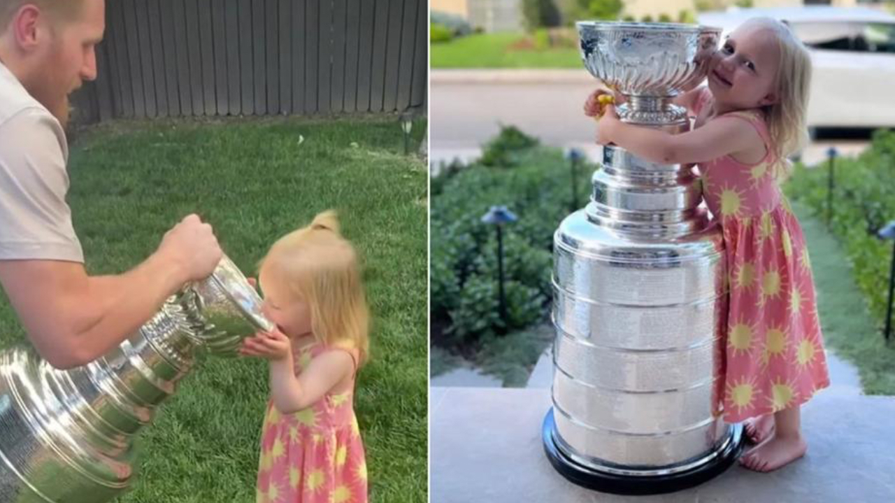 This Colorado Avalanche player let his daughter take a sip from the Stanley Cup