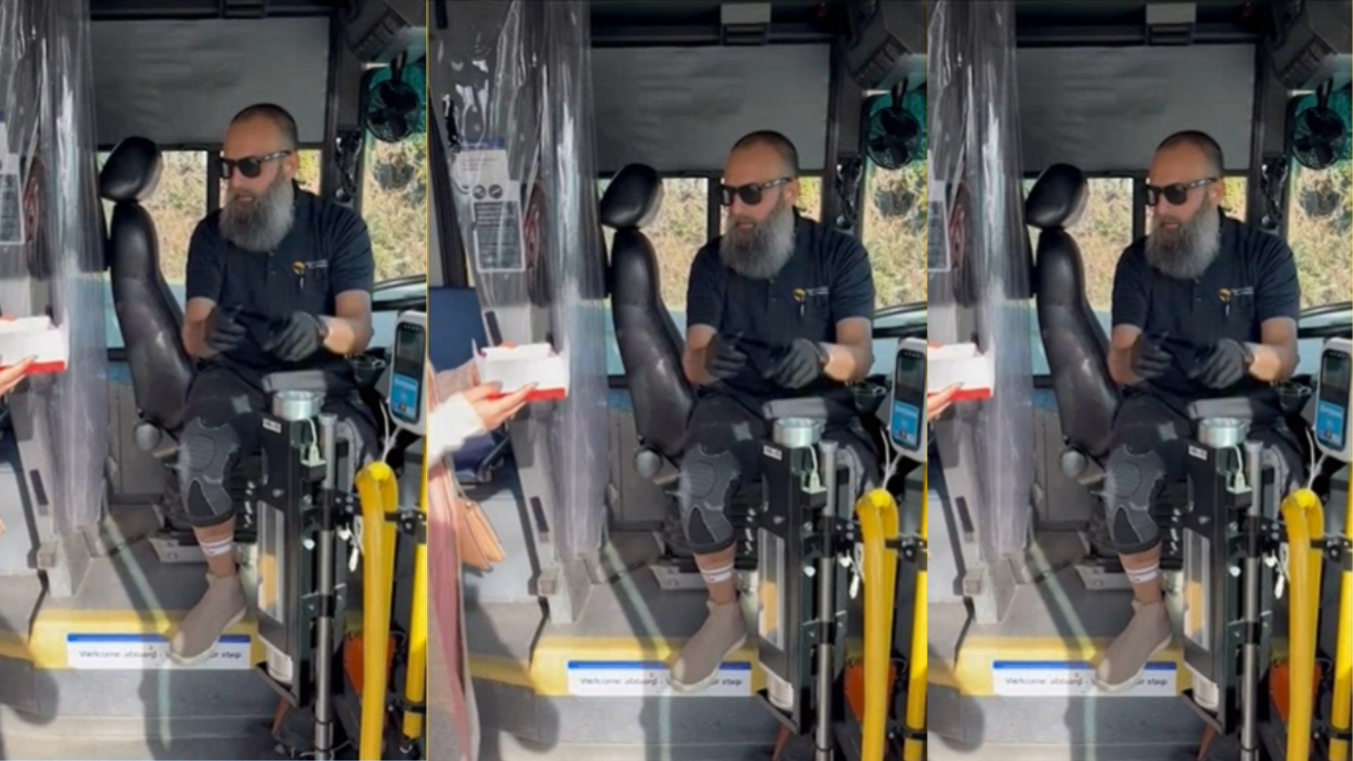 This bus driver just serenaded a passenger on her birthday — and it's adorable