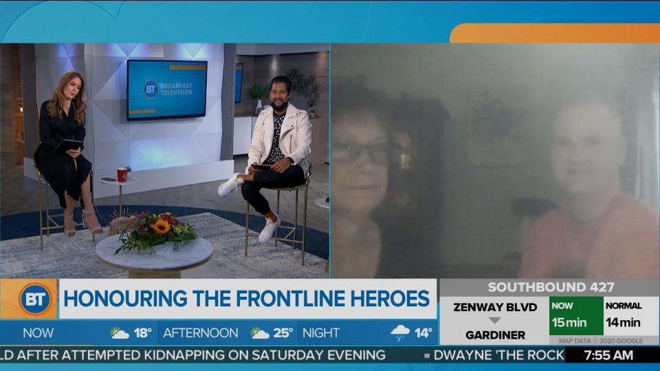 BT Bright Spot: Nurse Sharon Parker fights on the front lines while her son Eric undergoes chemo