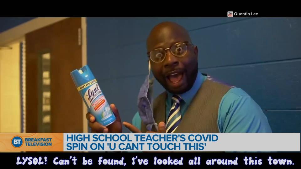 Bt Bright Spot High School Teacher Makes Special Remake Of U Can T Touch This