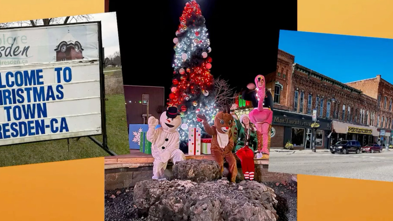 This tiny Ontario town transforms into a complete Christmas wonderland every year