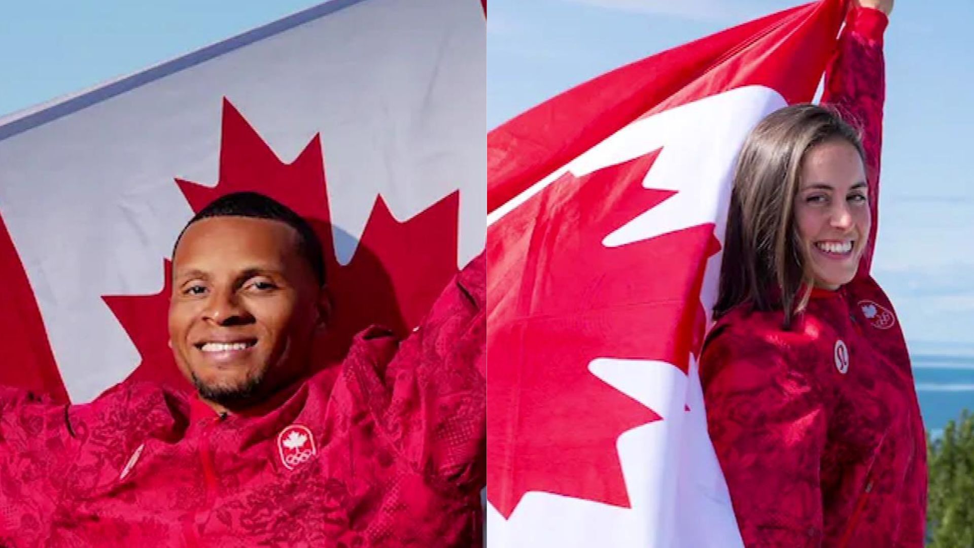 These athletes were chosen to carry the Canadian flag in the Olympics opening ceremony