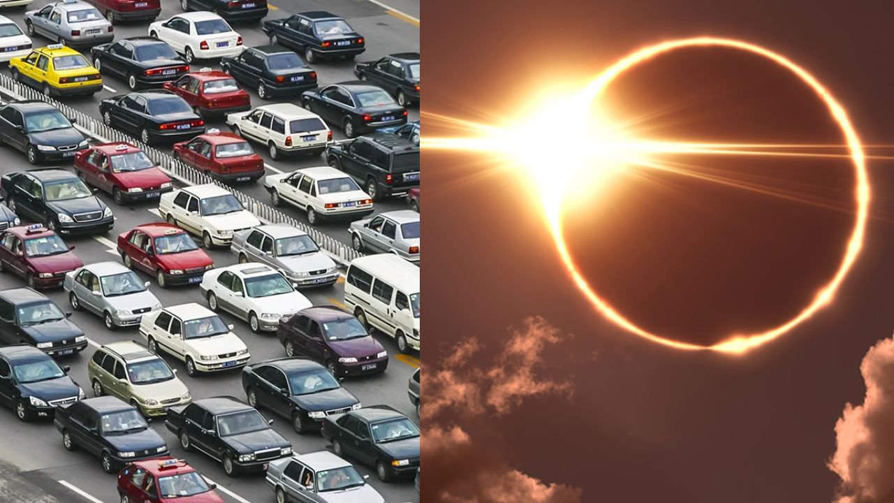 April's solar eclipse could lead to an increase in traffic collisions