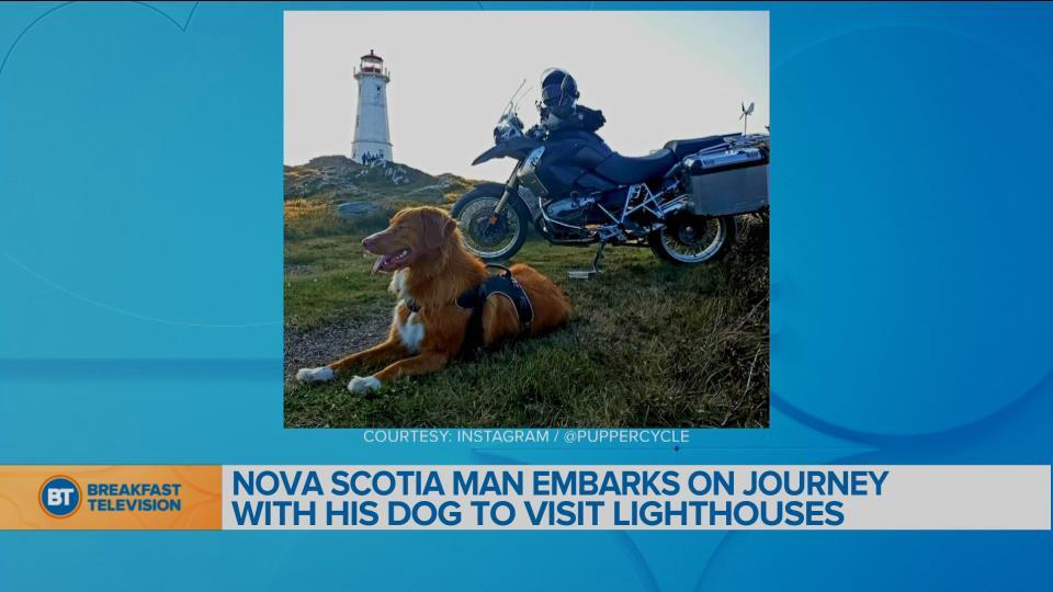 BT Bright Spot: Nova Scotia man embarks on a journey with his dog to visit lighthouses