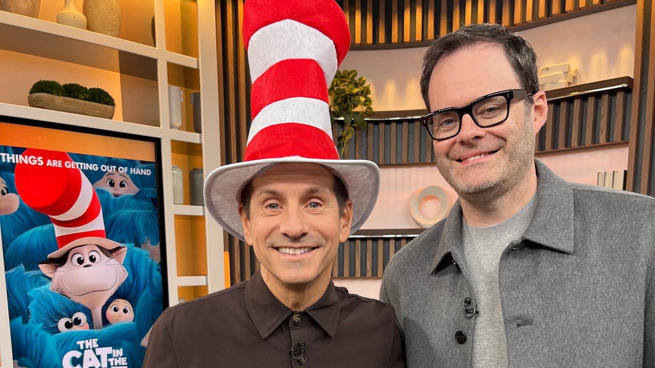 Bill Hader joins BT to chat about his new film, 'The Cat in the Hat'