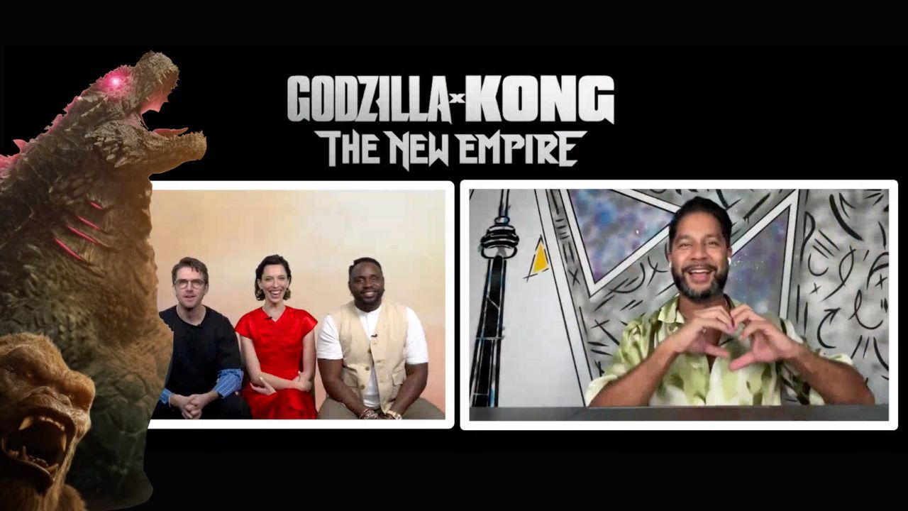 Devo's chat with the cast of “Godzilla x Kong: The New Empire”