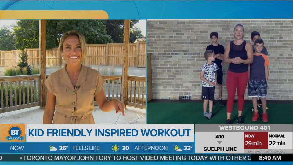 BT Summer Camp: Kid Friendly inspired Workout