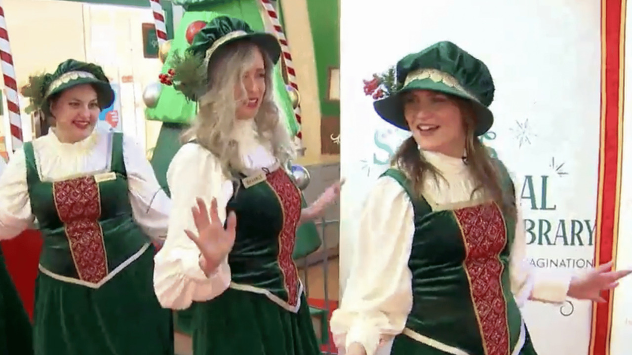Inside the festive world of a mall elf during the holidays