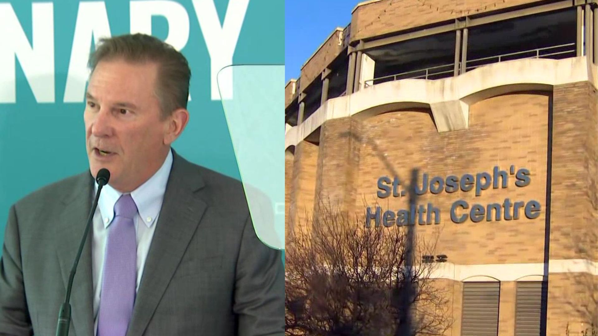 Unity Health CEO donates $60M to St. Joseph's Health Centre