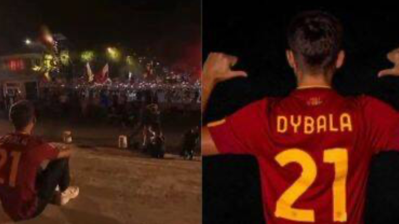 Paulo Dybala got one heck of a welcome from Roma fans