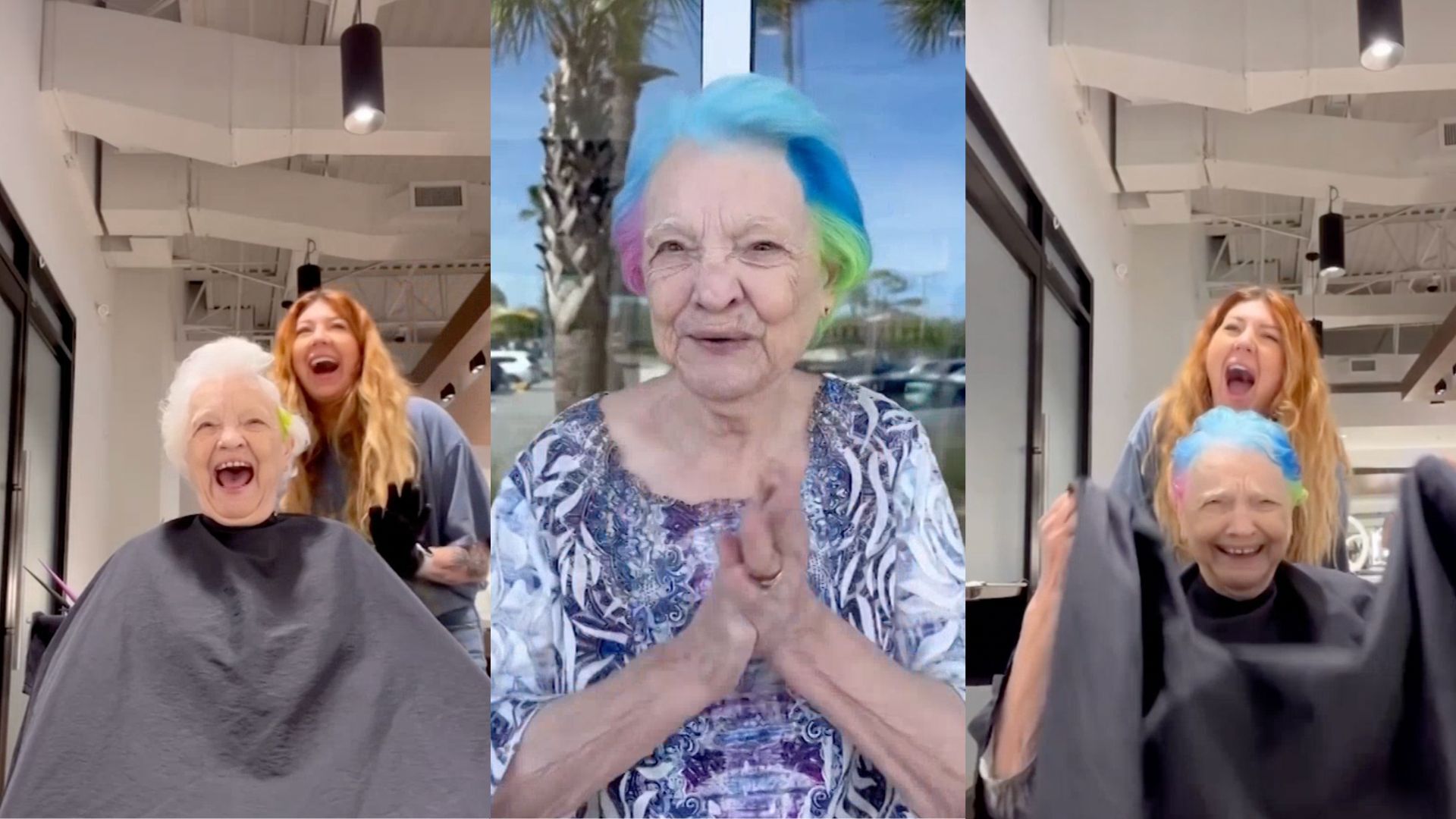 Grandmother And Granddaughter Cant Stop Laughing At The Hair Salon Breakfast Television