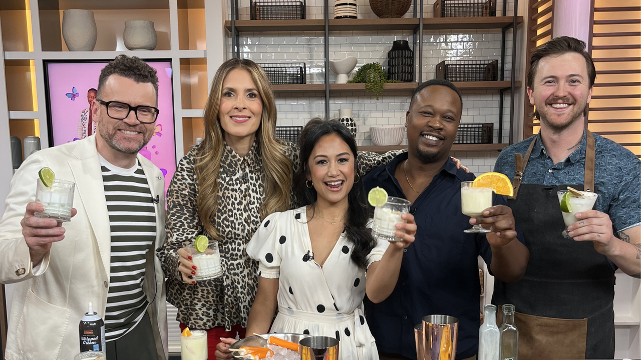 Mixing three sweet-inspired cocktails to try with the Bake Master Battle judges