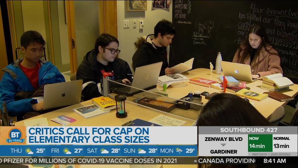 Critics call for cap on classroom sizes