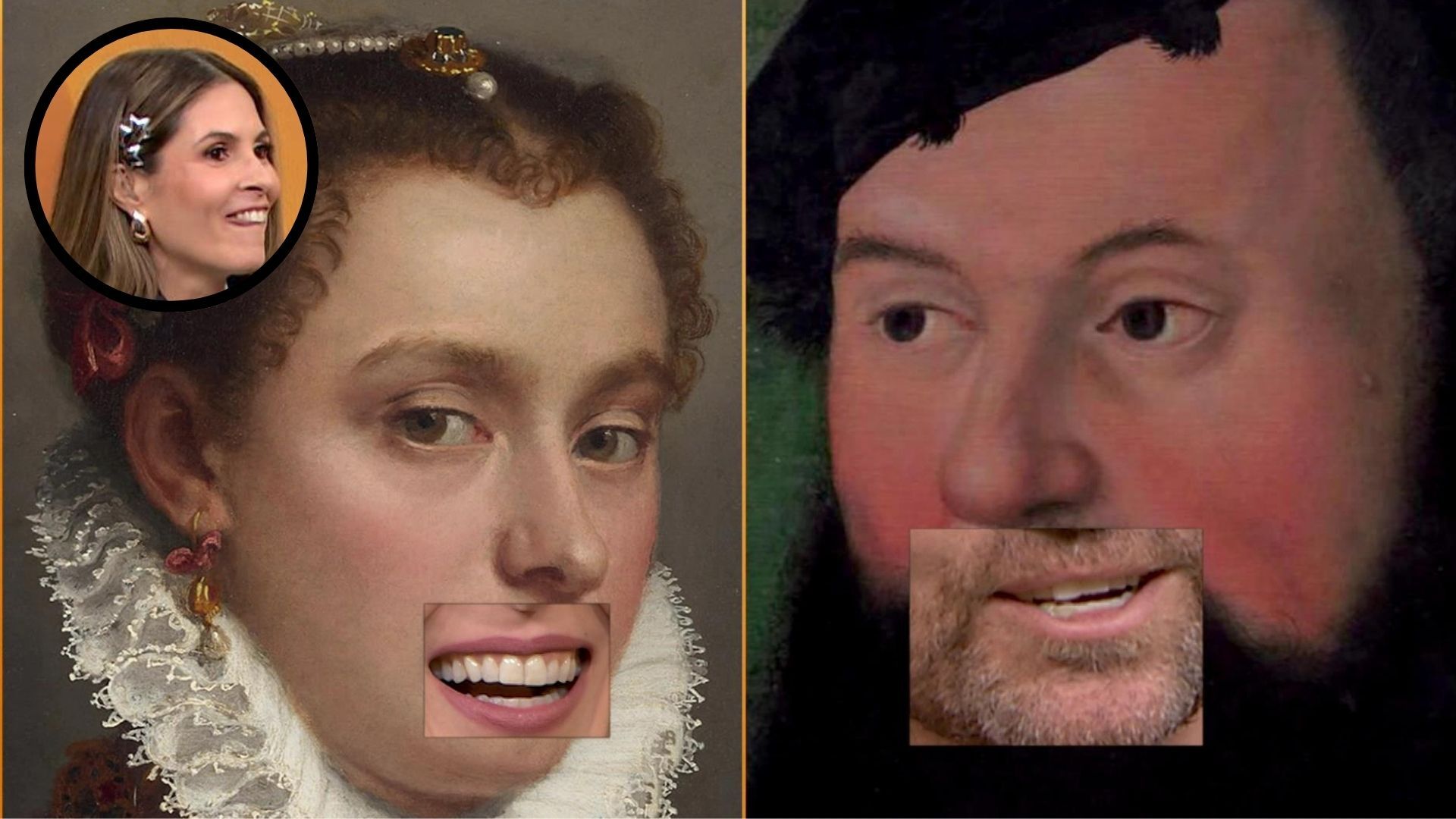 Mona Dina? Watch as our hosts become living works of art