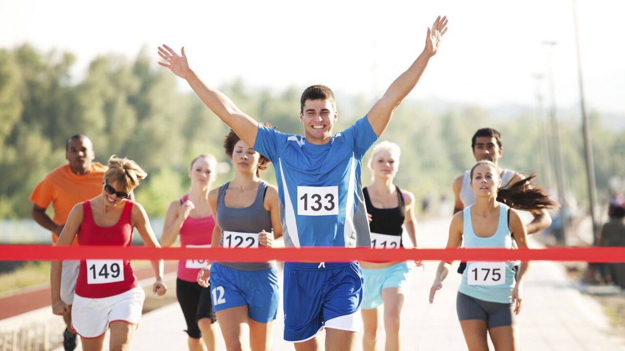 This Toronto man ran a marathon wearing 25 pairs of what?