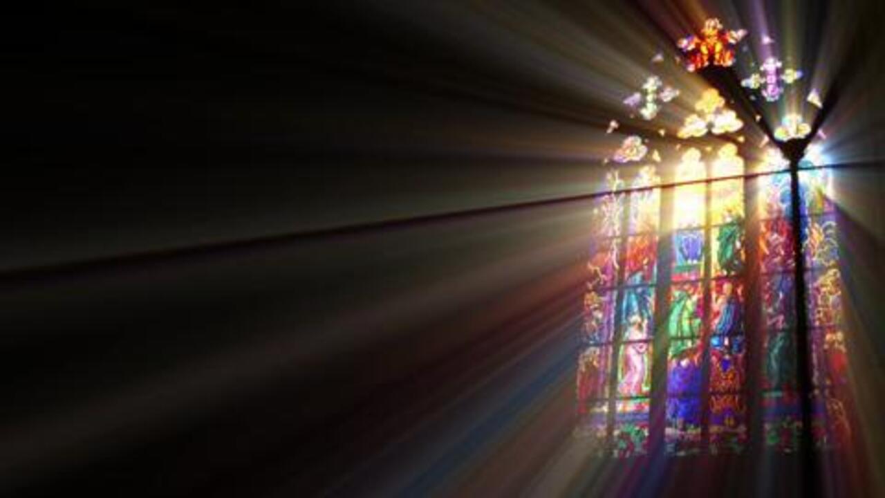 Stained Glass Light Rays