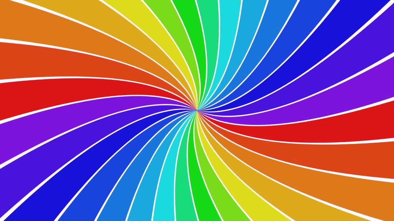 Rainbow Spiral Rotation Colors Colorful