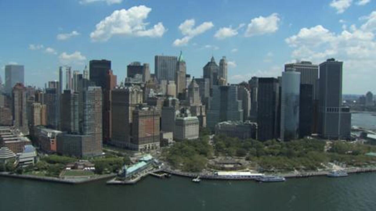 Aerial Shot Of New York City