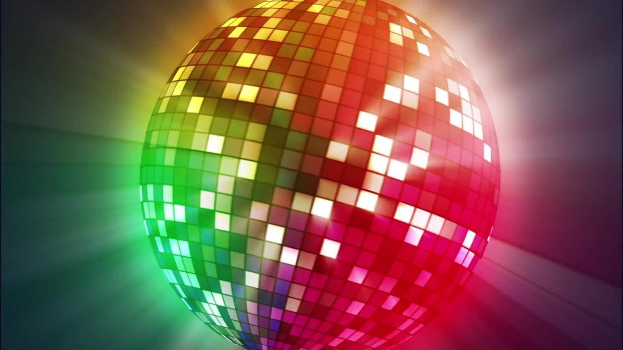 Disco Ball Disco Retro Music Club Ray Lights