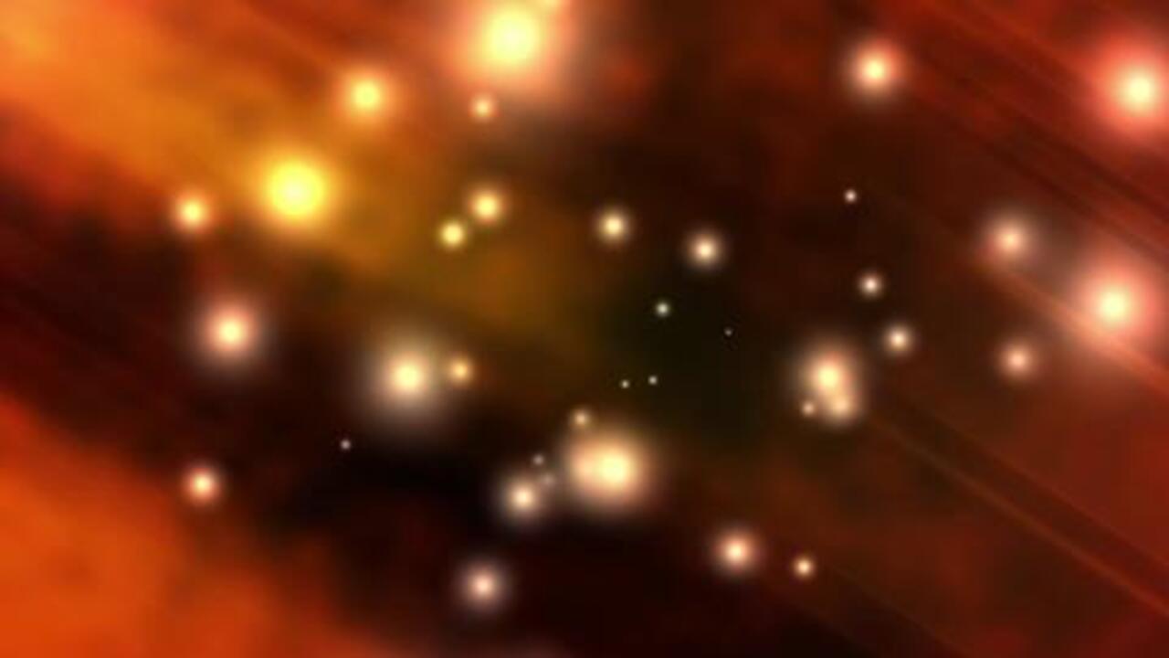 Streaks Stars Space Rays Nebula
