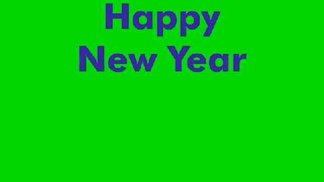 Animated Text Happy New Year