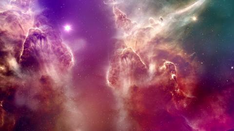 Nebula Cloud Star in Bacground