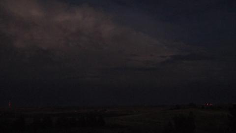 Lightning Storm At Night