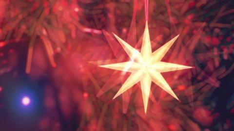 Eight Point Star Tree Background