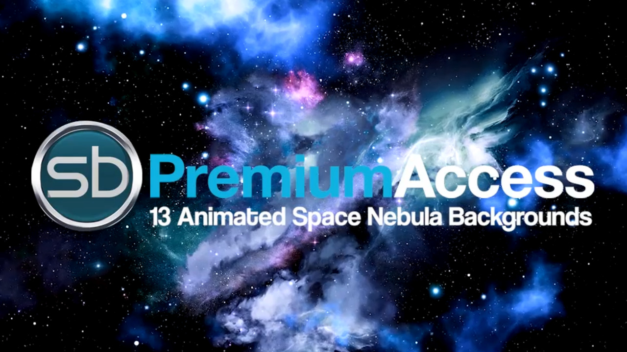 Space Nebula Motion Backgrounds Premium Pack