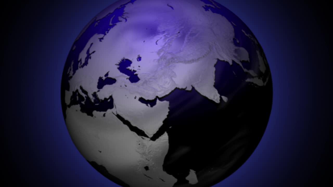 Animated Earth Globe