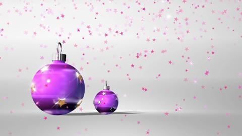 Purple Christmas Bulbs