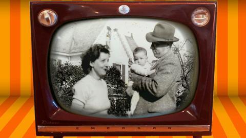 Old TV intro to a family history video