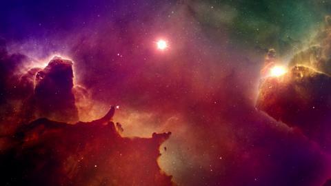 Nebula Clouds With Stars
