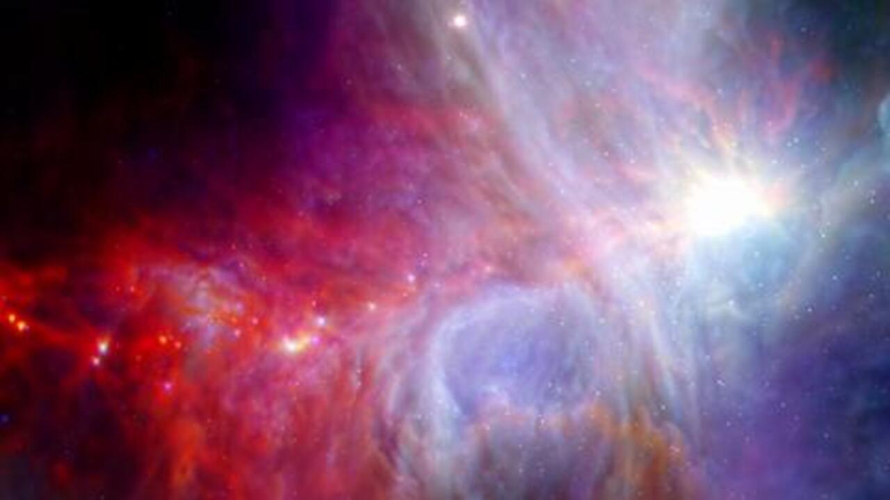 Color Swirl In Space