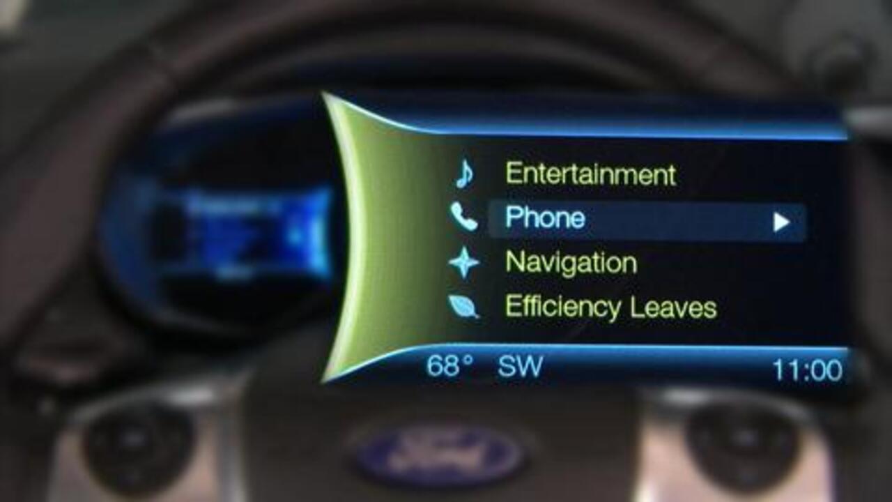 Exploring The Ford C Max Hybrid 14 Instrument Panel Cluster Display