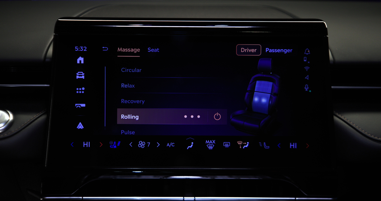 Lincoln Perfect Position Front Seats with Active Motion® Massage