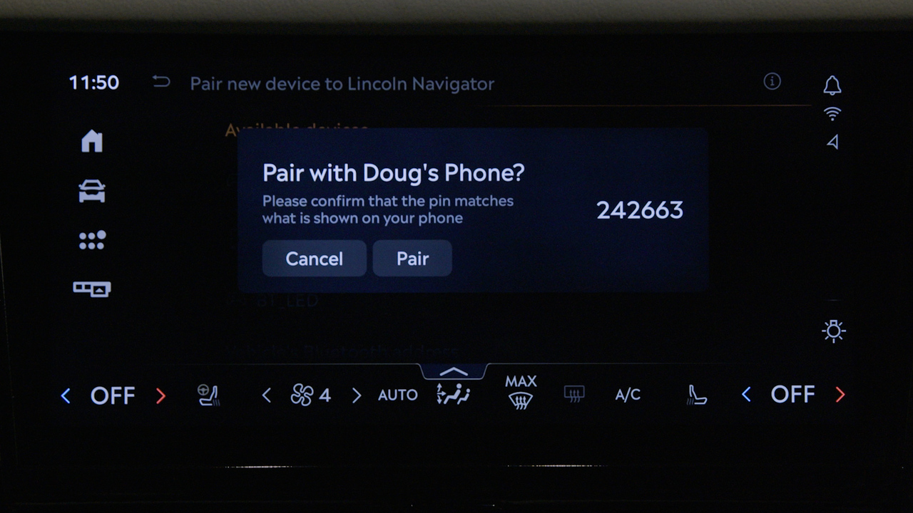 Lincoln Phone Pairing and Bluetooth® Wireless Technology
