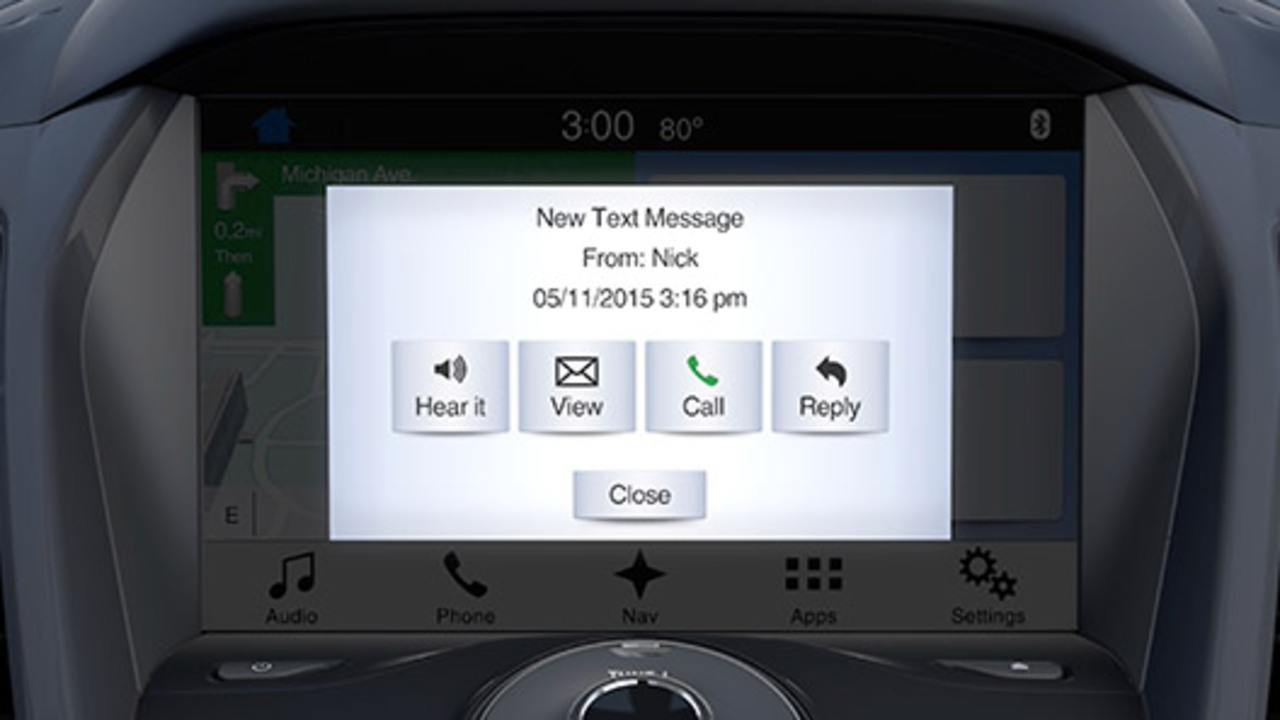 How To Listen To Text Messages With Voice Commands And Sync 3 Sync Official Ford Owner Site