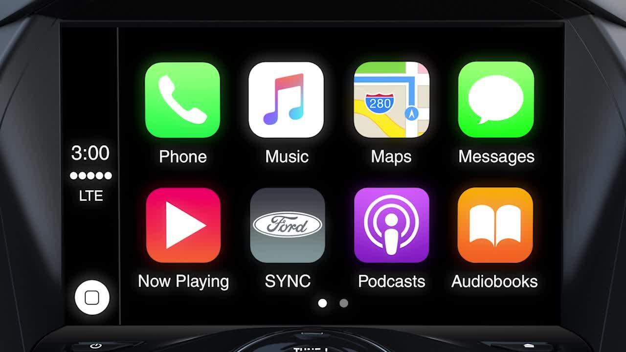 Android auto carplay dsp 4g lte gps. Ford Explorer Apple CARPLAY.